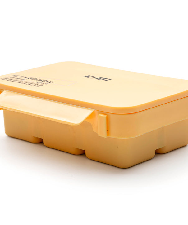 Gouache Himi 12 colores | 12 ml | Colores Metálicos Mini Estuche Amarillo