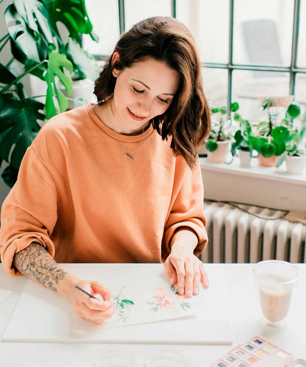 Set Acuarelas 12 colores | Van Gogh Pocket Box | Set Floral Frau Hölle