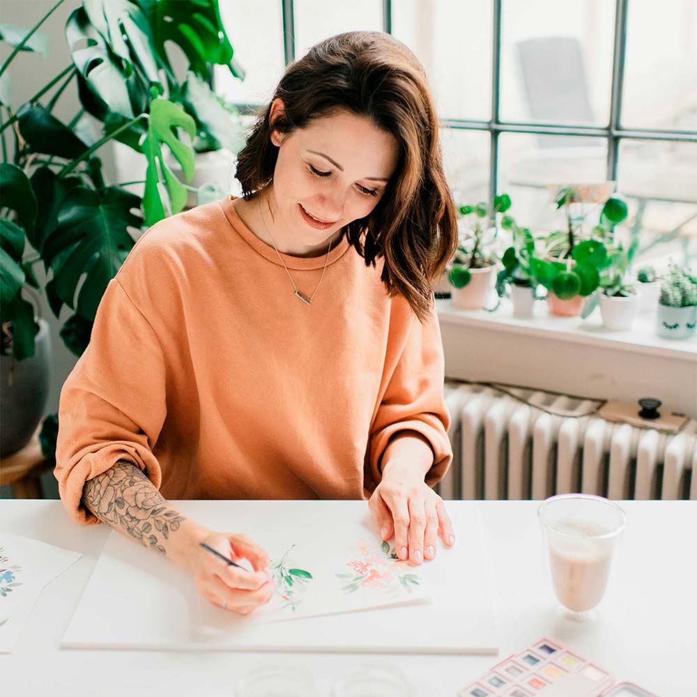 Set Acuarelas 12 colores | Van Gogh Pocket Box | Set Floral Frau Hölle