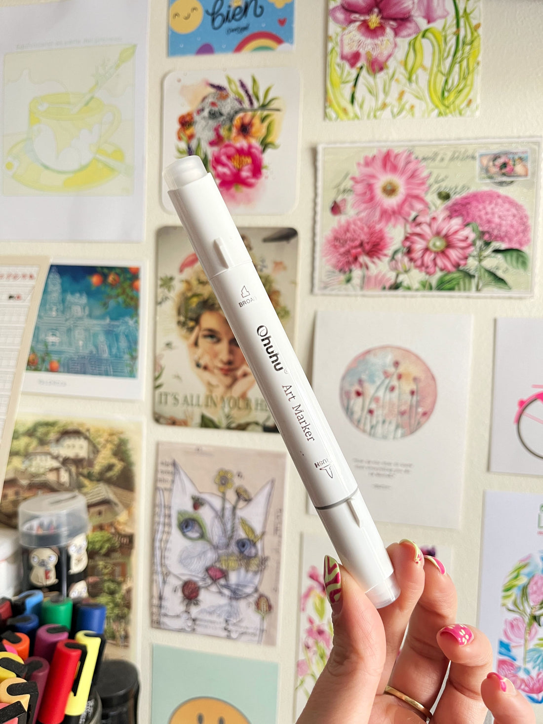 Ohuhu Marcador de Alcohol Blender Incoloro | Honolulu A: Pincel y Biselada