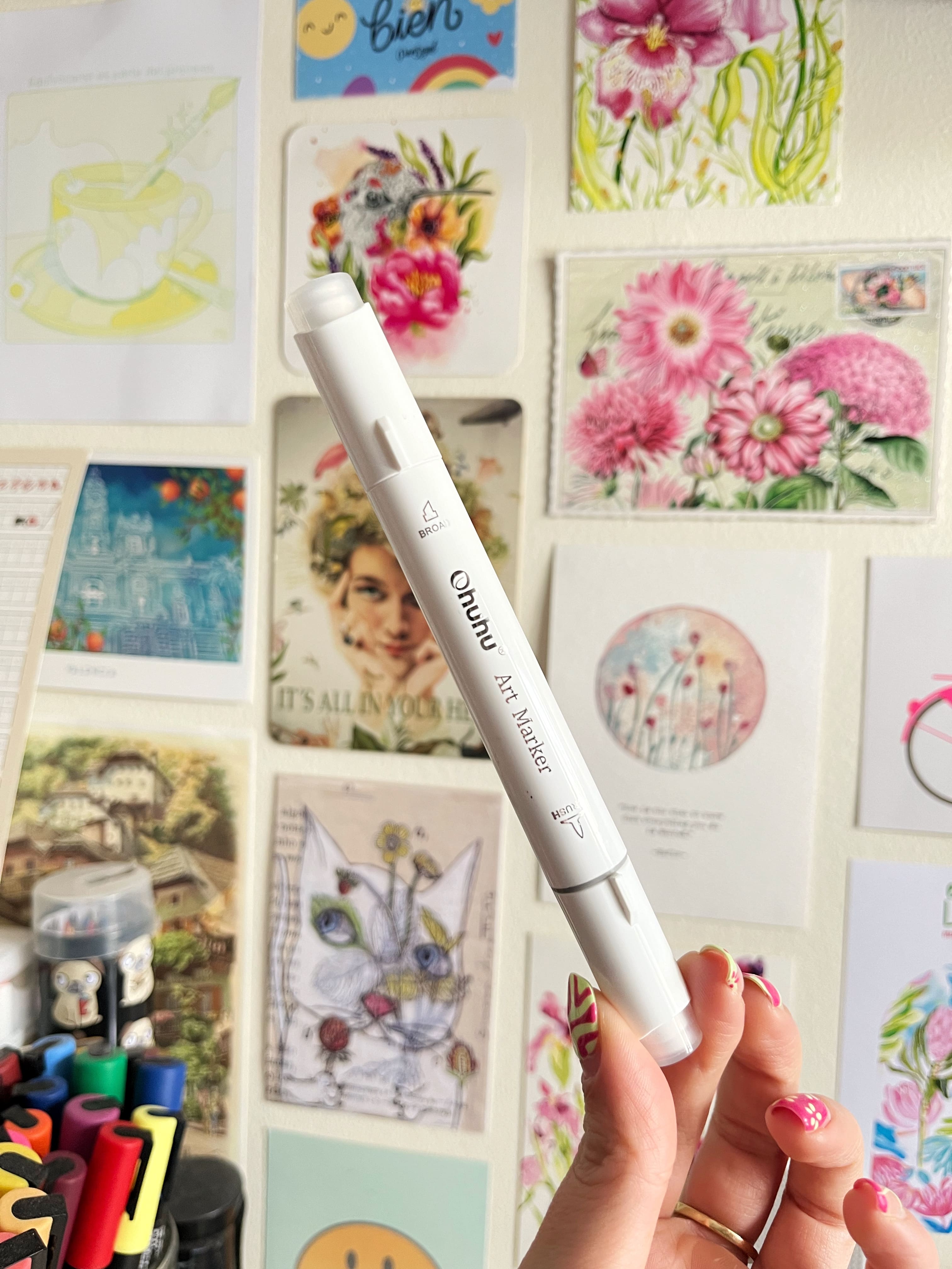 Ohuhu Marcador de Alcohol Blender Incoloro | Honolulu A: Pincel y Biselada