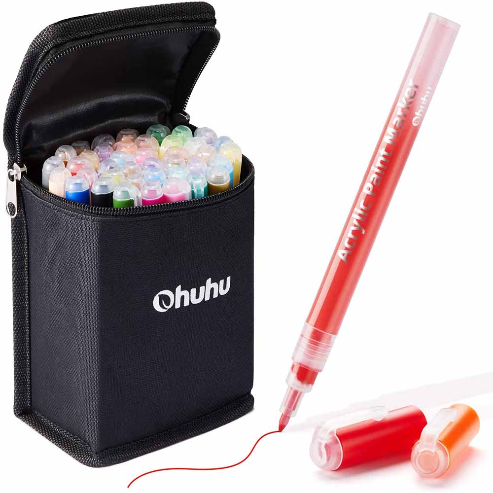 Marcadores Acrílicos Ohuhu | 40 colores