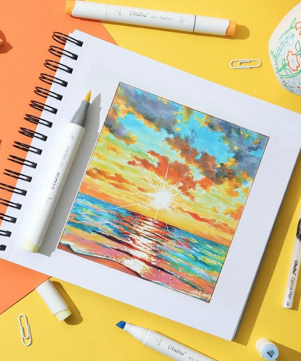 Lápiz Gel Ohuhu | Blanco, dorado o plateado