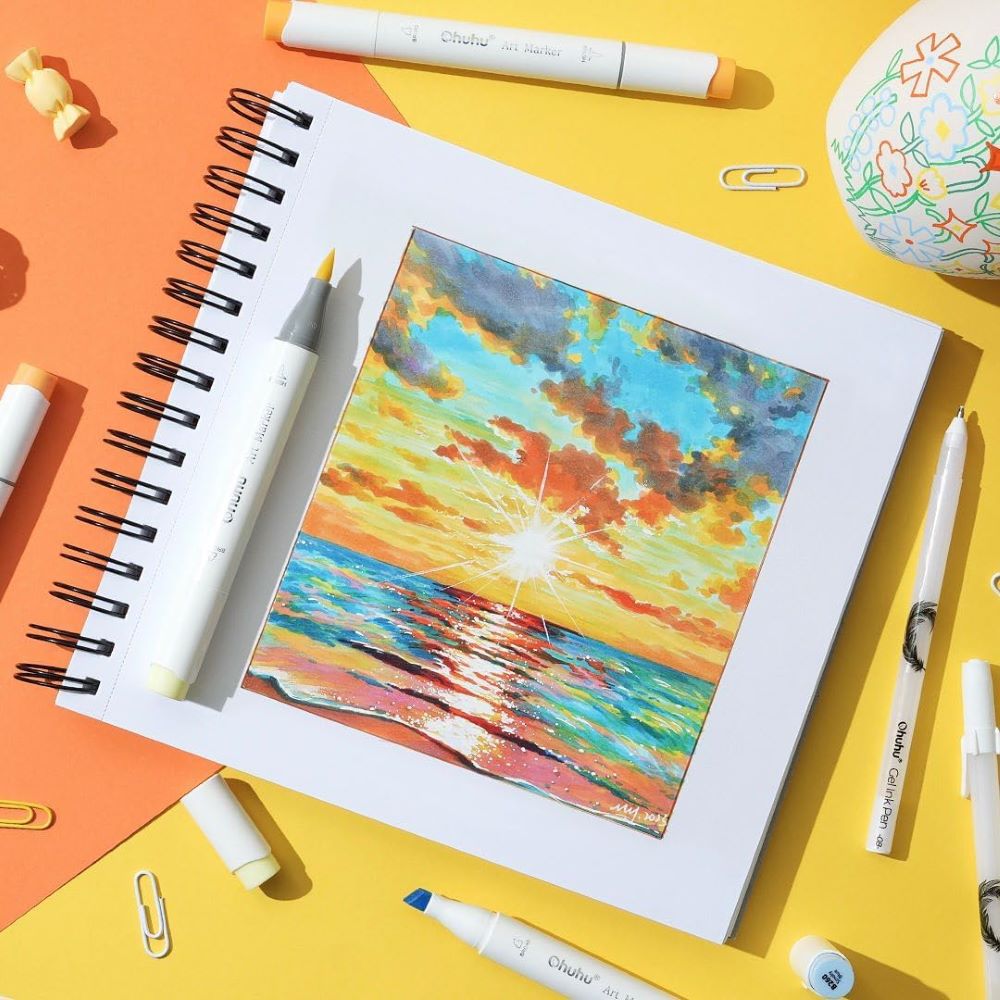 Lápiz Gel Ohuhu | Blanco, dorado o plateado