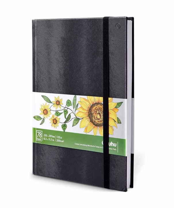 Sketchbook Ohuhu Para Marcadores de Alcohol | 21 x 29 CM, 78 hojas | 200 g/m2