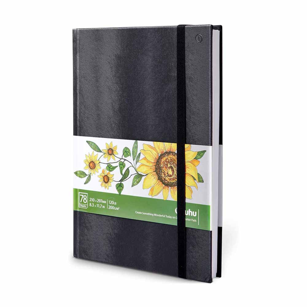 Sketchbook Ohuhu Para Marcadores de Alcohol | 21 x 29 CM, 78 hojas | 200 g/m2