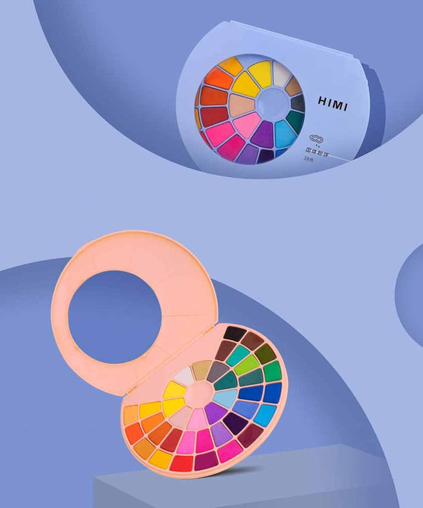 Set Acuarela Himi 24 colores + pincel (azul)