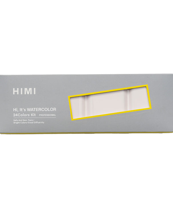 Set Acuarelas 24 colores 2ml Himi | Incluye pincel
