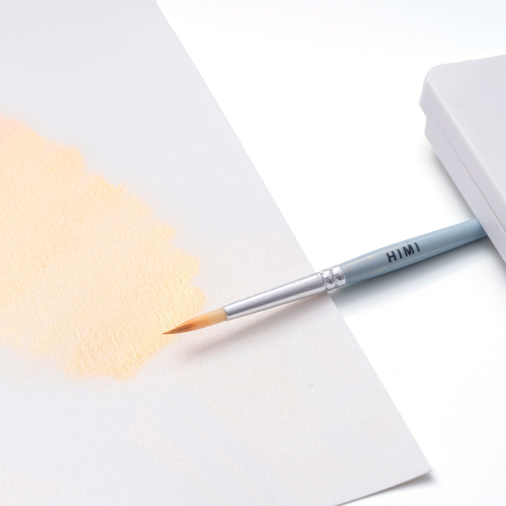 Set Acuarela Metalizada Himi 12 colores + pincel | Silver/Plata