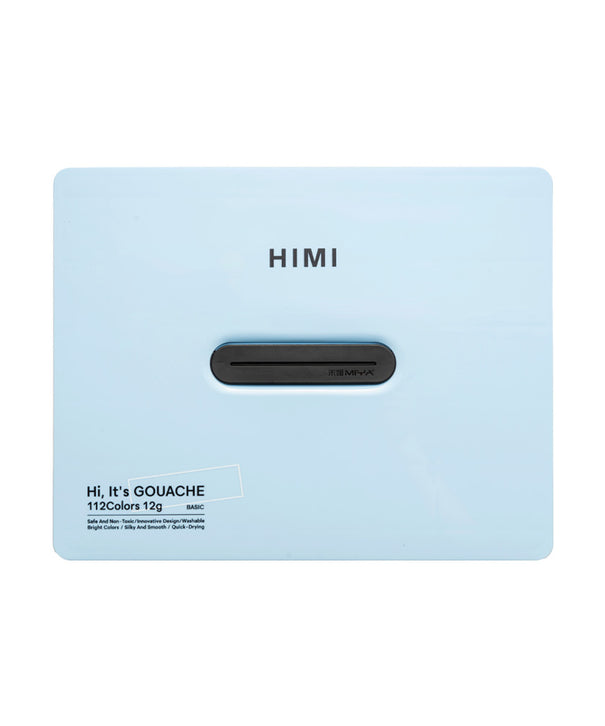 Gouache Himi 112 colores variados | 12 ml | Estuche Celeste (sin pinceles)