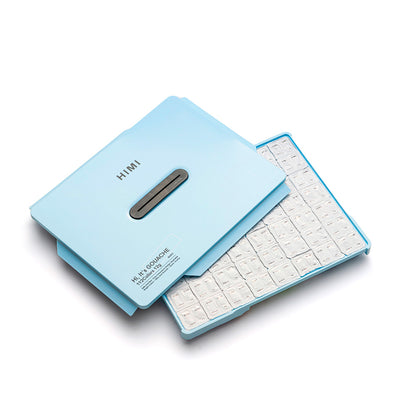 Gouache Himi 112 colores variados | 12 ml | Estuche Celeste (sin pinceles)