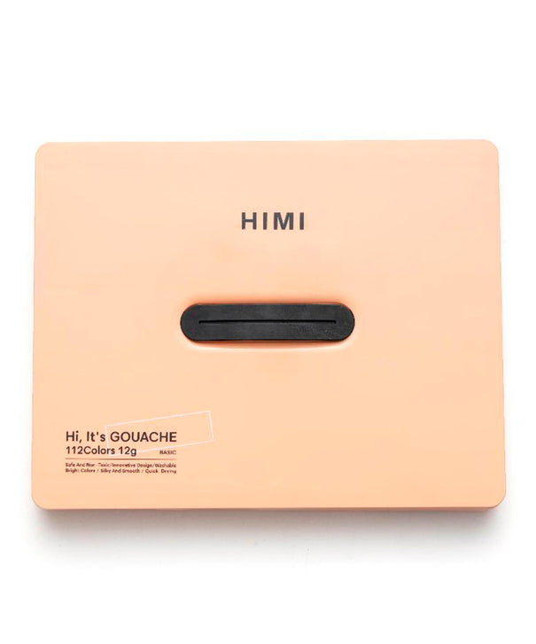 Gouache Himi 112 colores variados | 12 ml | Estuche Damasco (sin pinceles)