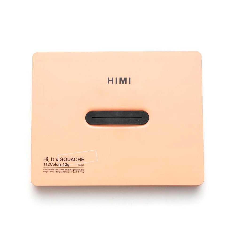 Gouache Himi 112 colores variados | 12 ml | Estuche Damasco (sin pinceles)