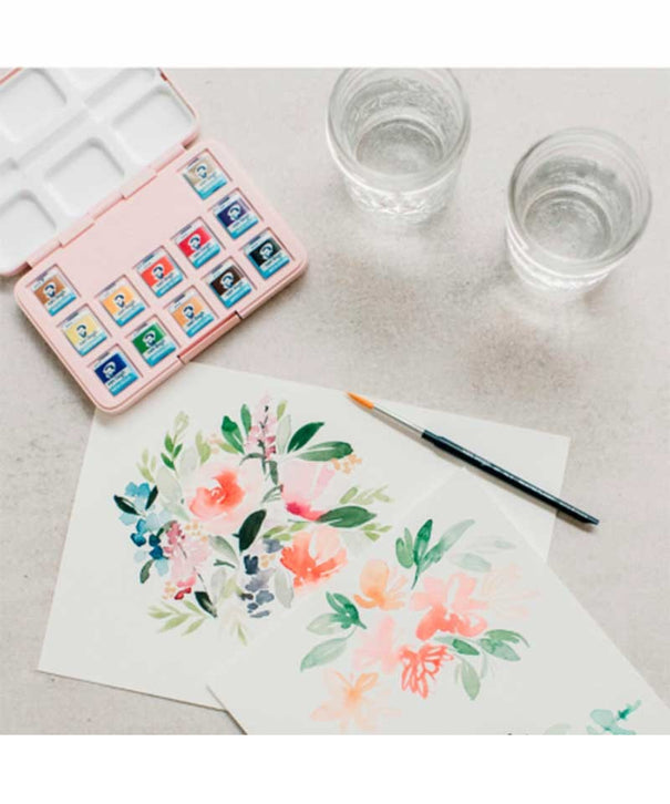 Set Acuarelas 12 colores | Van Gogh Pocket Box | Set Floral Frau Hölle