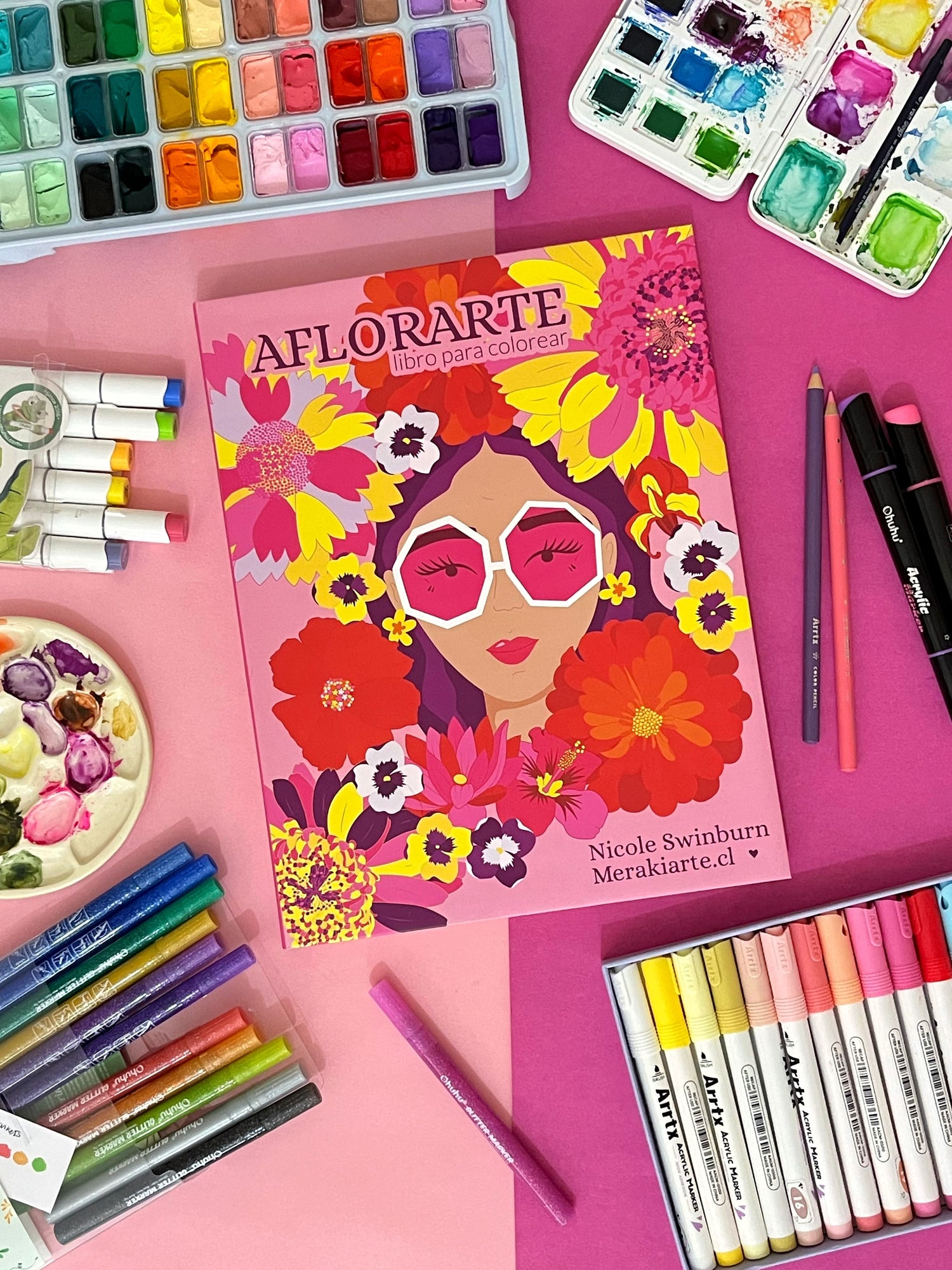 Pack Aflorarte + Pixie | Libros para colorear