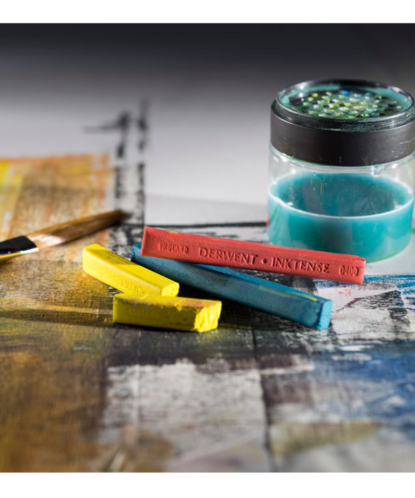 Barras de Tinta Solubles al Agua Derwent Inktense | 12 colores