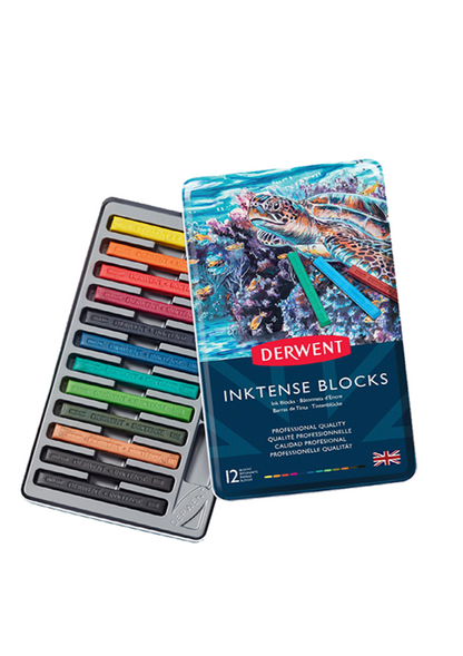 Barras de Tinta Solubles al Agua Derwent Inktense | 12 colores