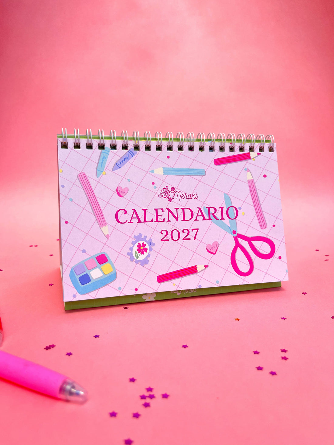 [PREVENTA] Calendario de Escritorio Ilustrado Meraki 2027 🌸