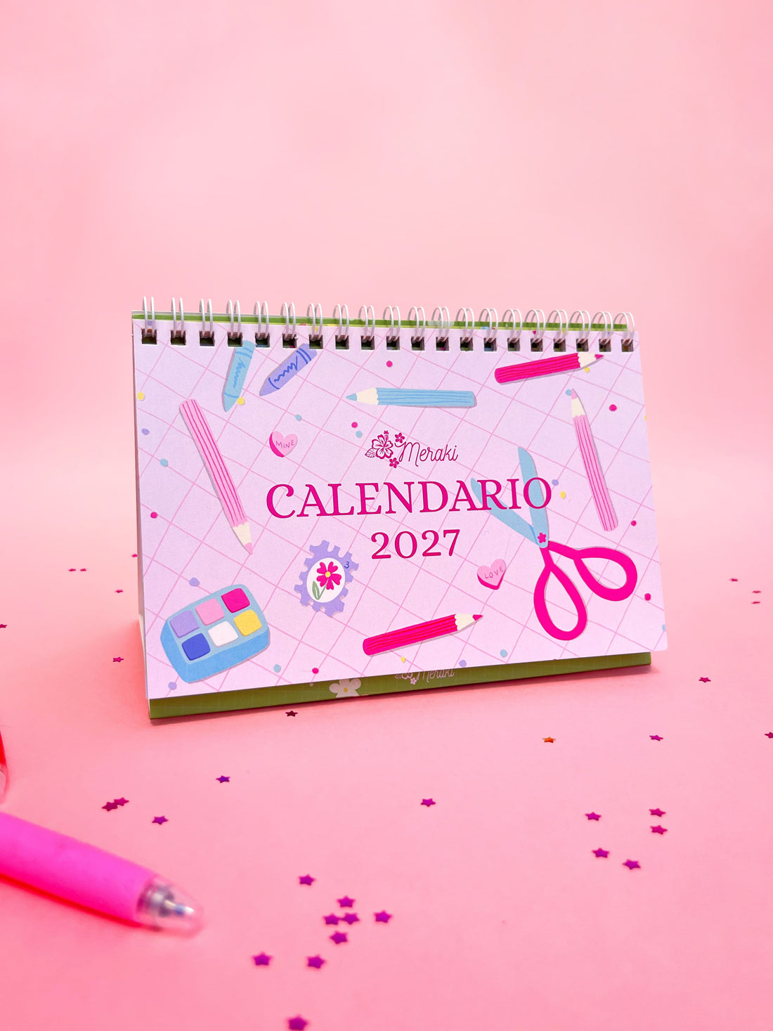 [PREVENTA] Calendario de Escritorio Ilustrado Meraki 2027 🌸