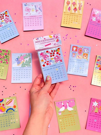 Calendario de Imán Ilustrado Meraki 2027 🌸
