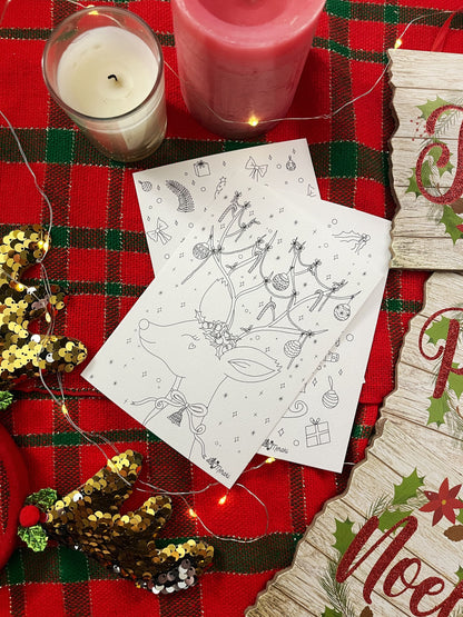 CALENDARIO DE ADVIENTO 2024: 24 ilustraciones coloreables