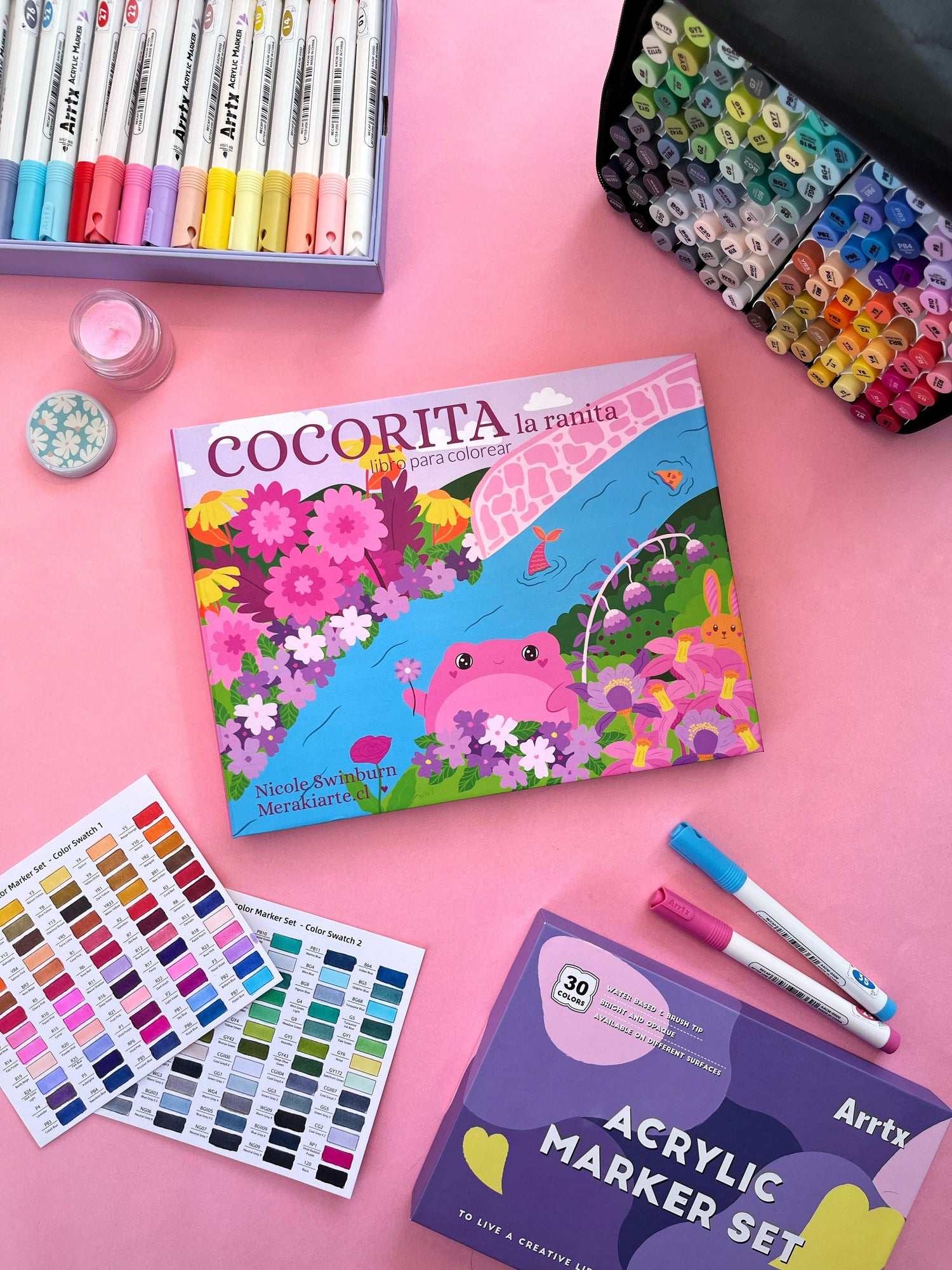 Pack Pixie + Cocorita La Ranita | Libros para colorear