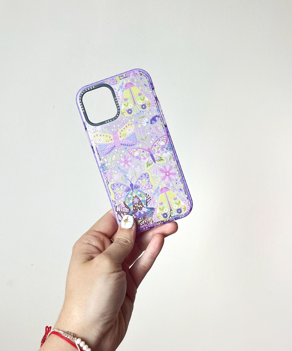 Carcasa Ilustrada Maripositas Lila iPhone 12/12pro