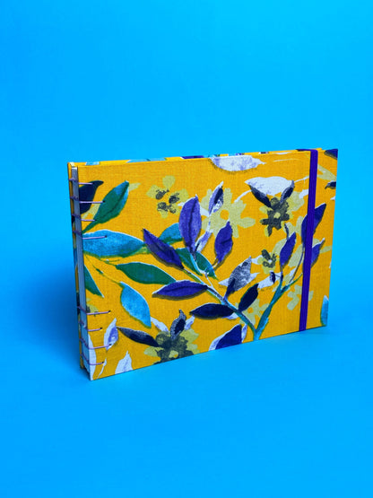 Sketchbook Acuarela Tamaño A5 Horizontal | Hojas Fondo Amarillo