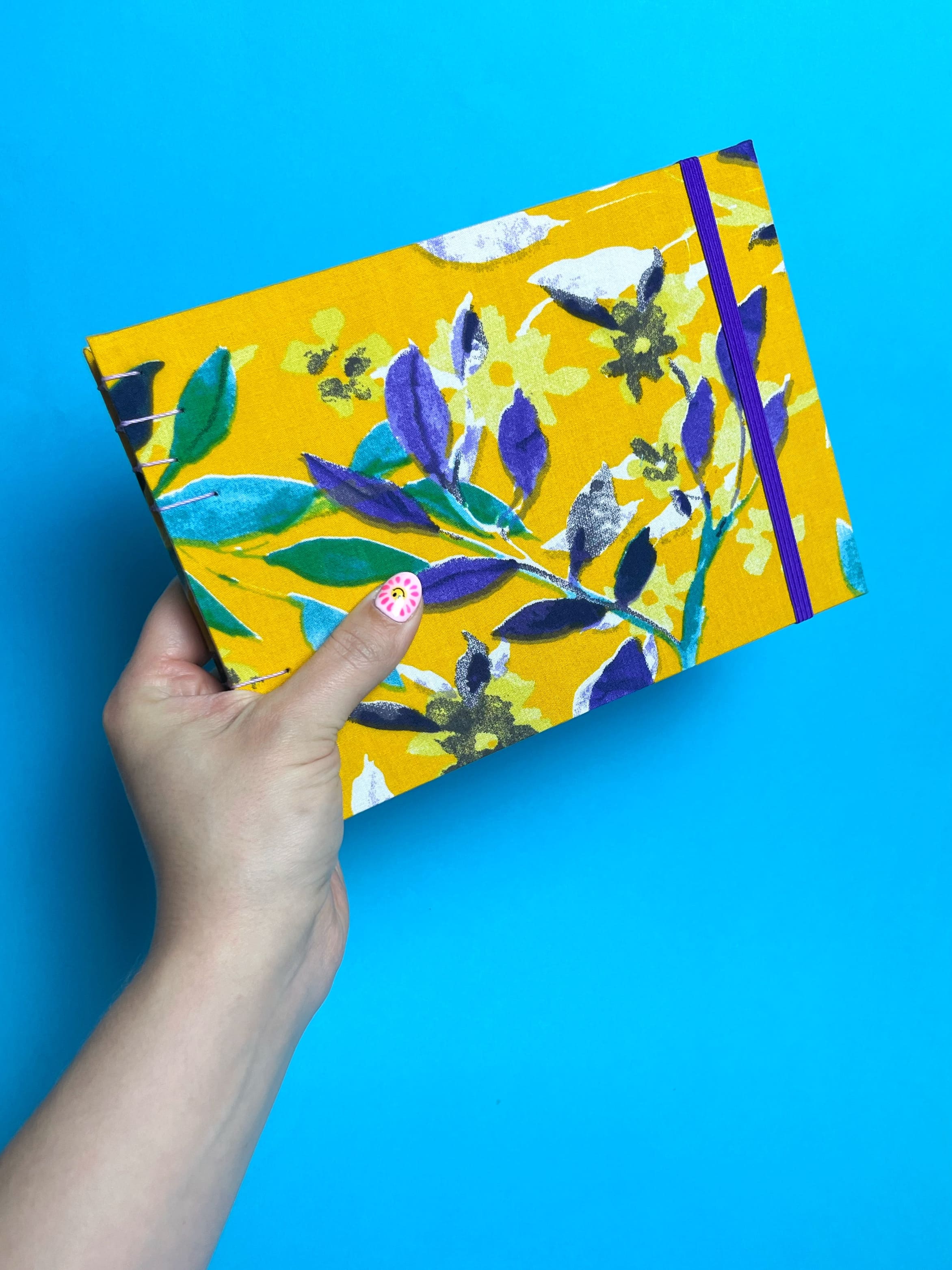 Sketchbook Acuarela Tamaño A5 Horizontal | Hojas Fondo Amarillo