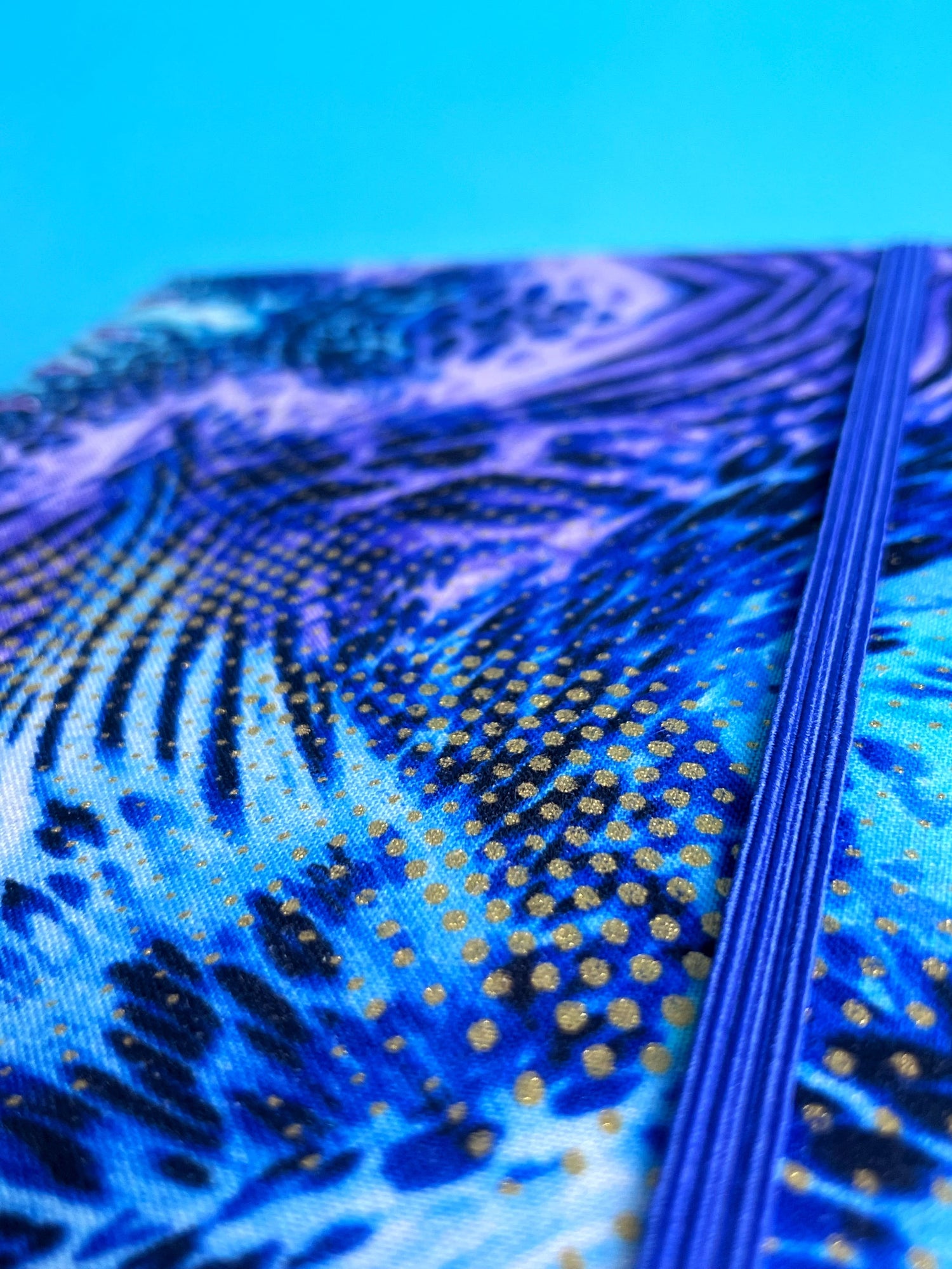 Sketchbook Acuarela Tamaño A5 Vertical | Animal Print Azul Lila