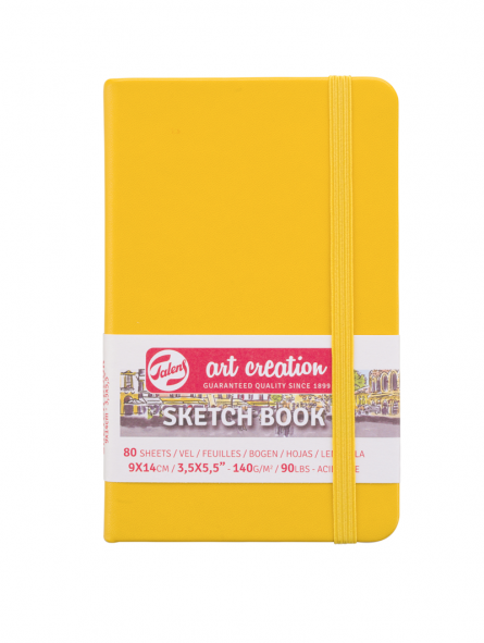 Sketchbook Art Creation Amarillo Dorado | 140gr, 80 hojas | 2 tamaños