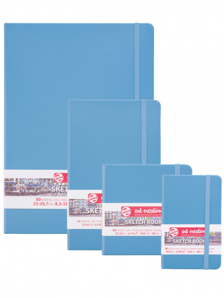 Sketchbook Art Creation Azul Lago | 140gr, 80 hojas | 2 tamaños