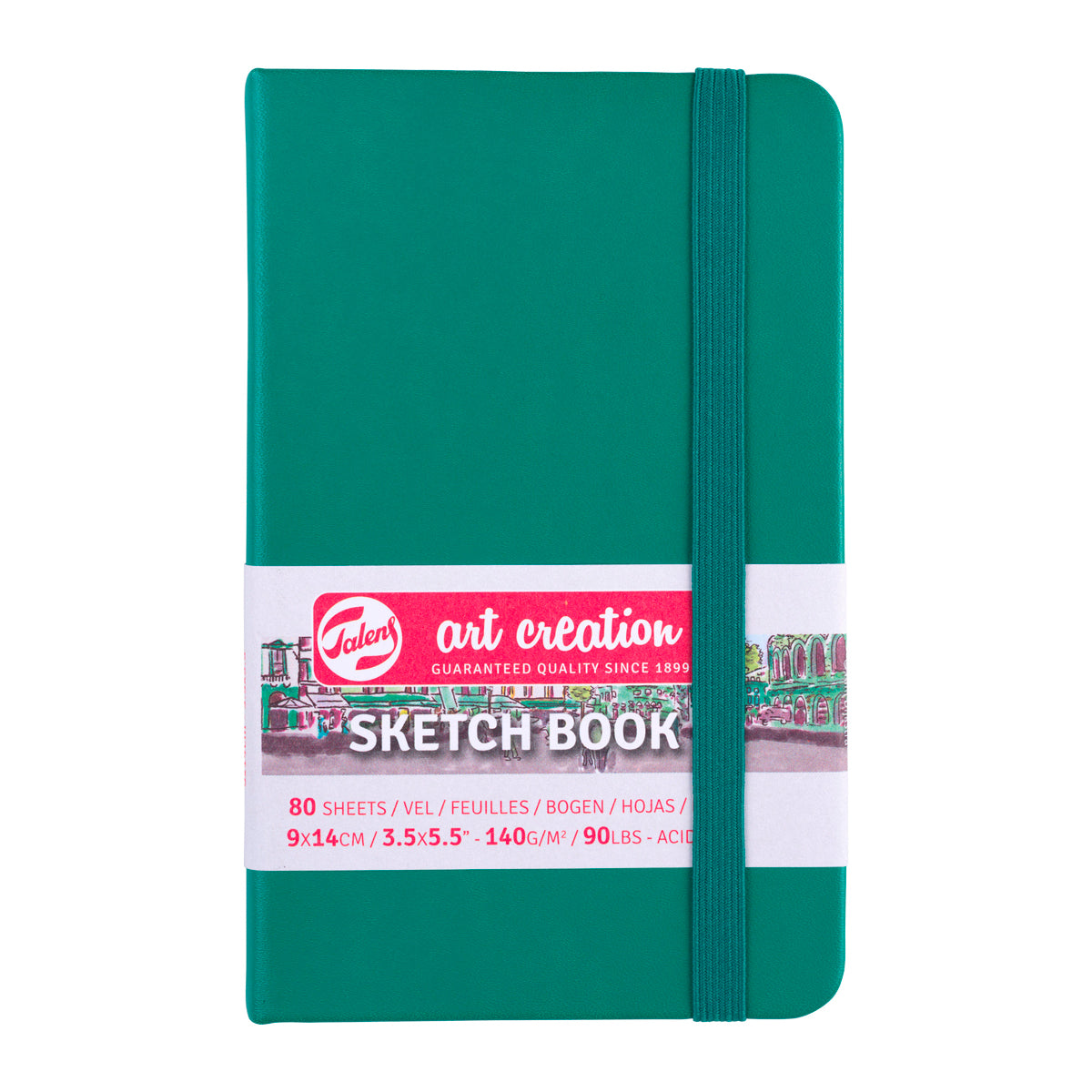 Sketchbook Art Creation Verde Bosque | 140gr, 80 hojas | 9x14 cm