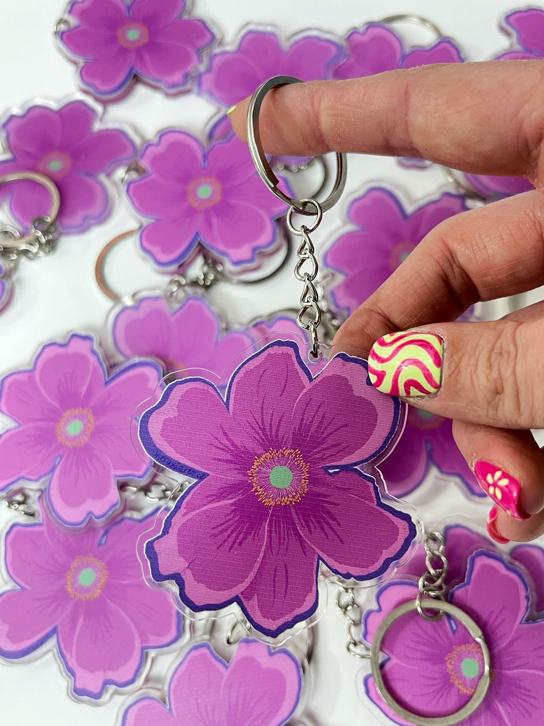 Llavero Flor Portugal