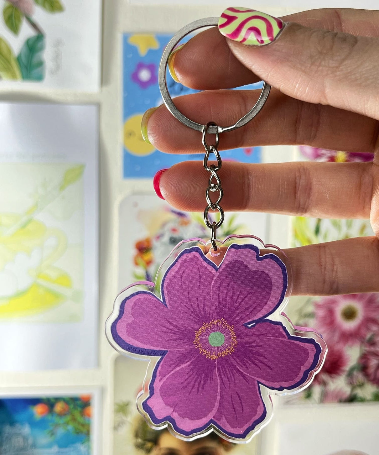 Llavero Flor Portugal