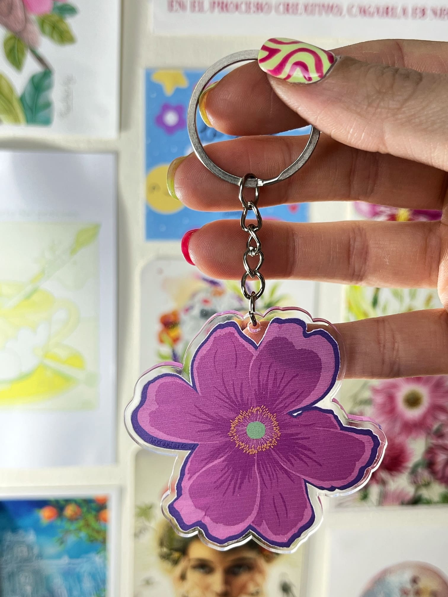 Llavero Flor Portugal