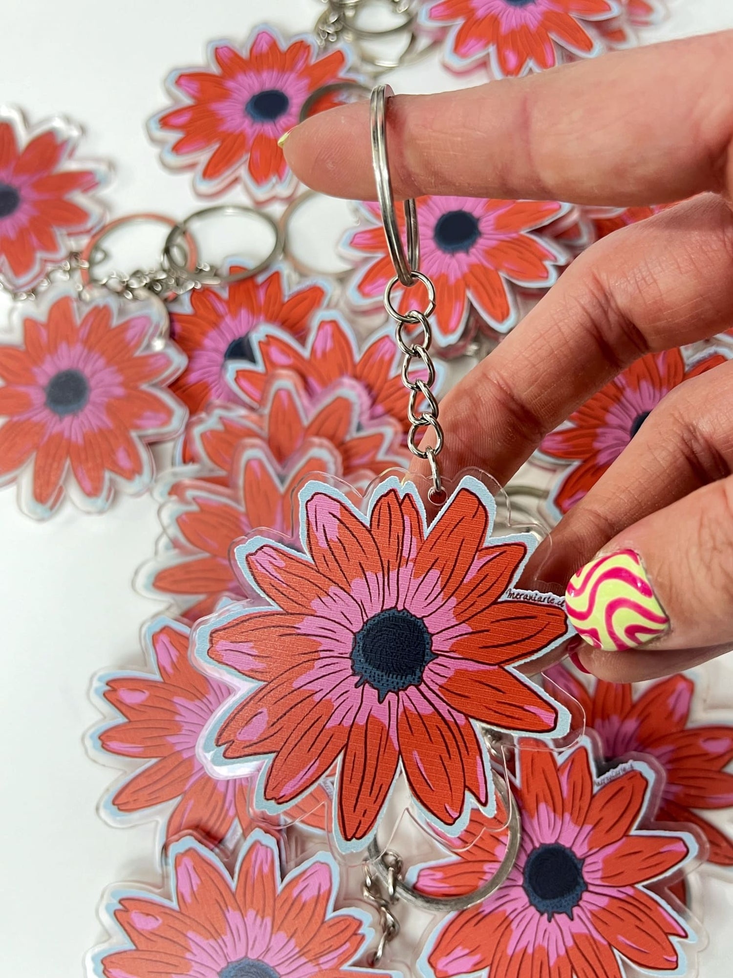 Llavero Flor Rudbeckia