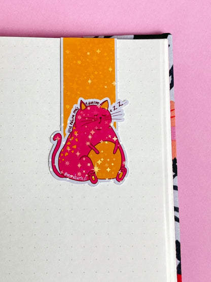 Marcapáginas Imantado | Gatito Una Página Más y Duermo