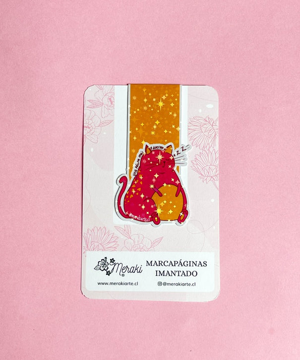 Marcapáginas Imantado | Gatito Una Página Más y Duermo