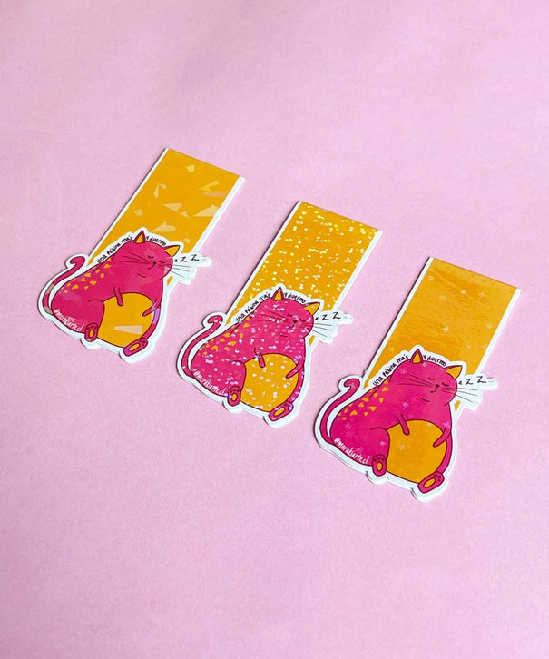 Marcapáginas Imantado | Gatito Una Página Más y Duermo