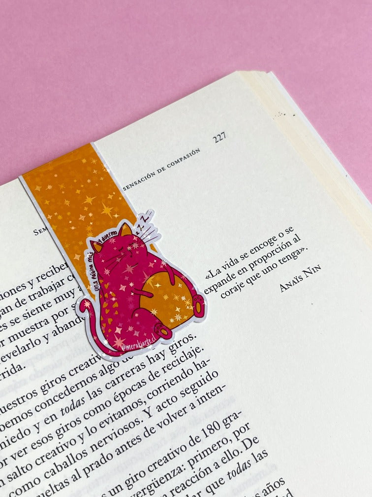 Marcapáginas Imantado | Gatito Una Página Más y Duermo