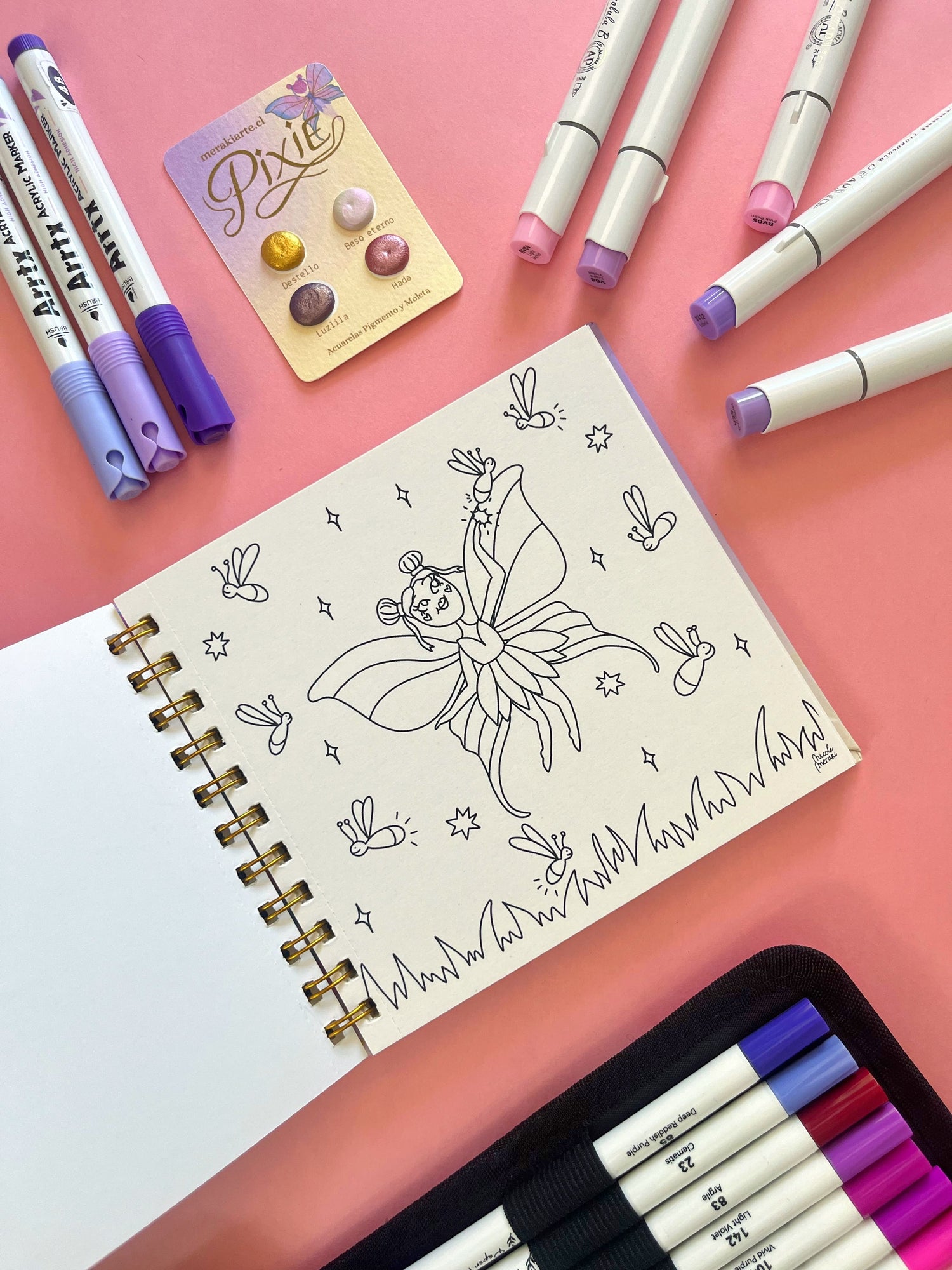 Pack Pixie + Cocorita La Ranita | Libros para colorear
