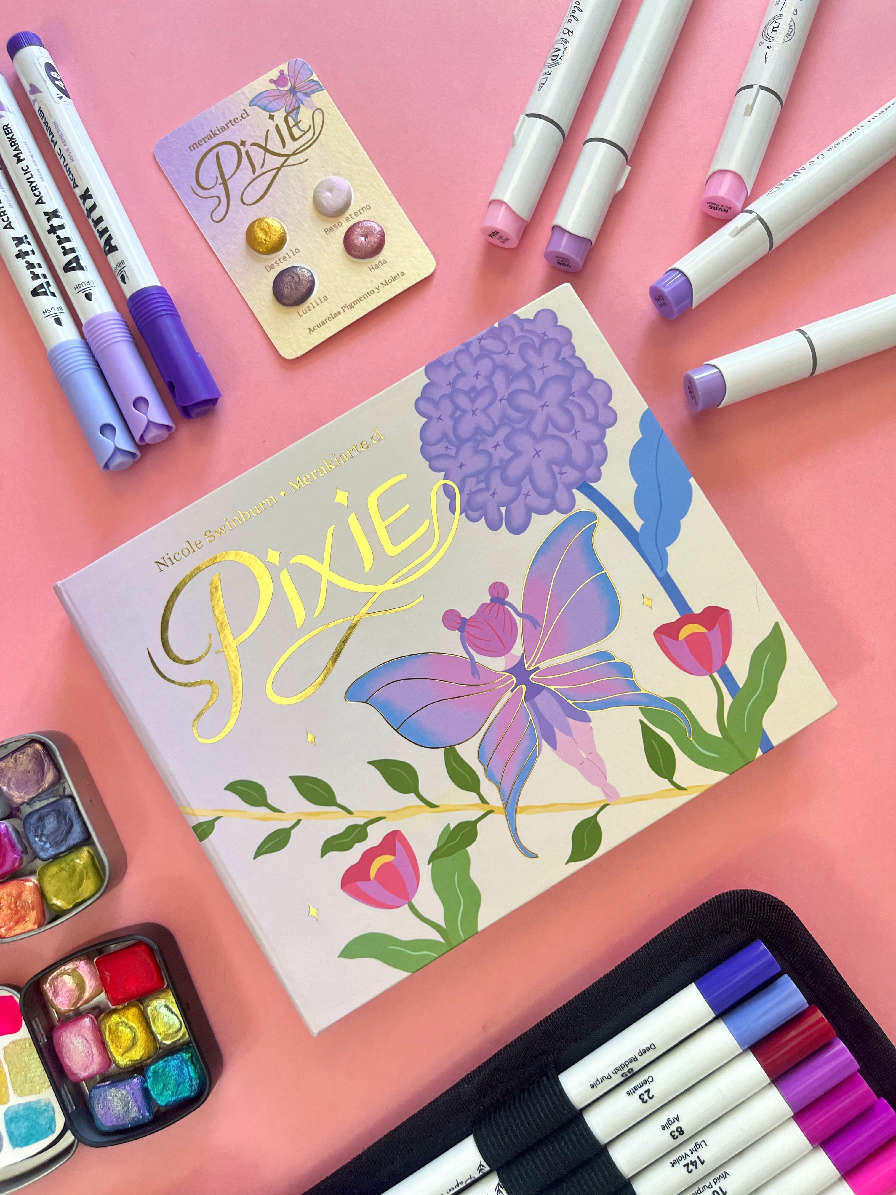 PIXIE | Libro pocket para colorear ✨