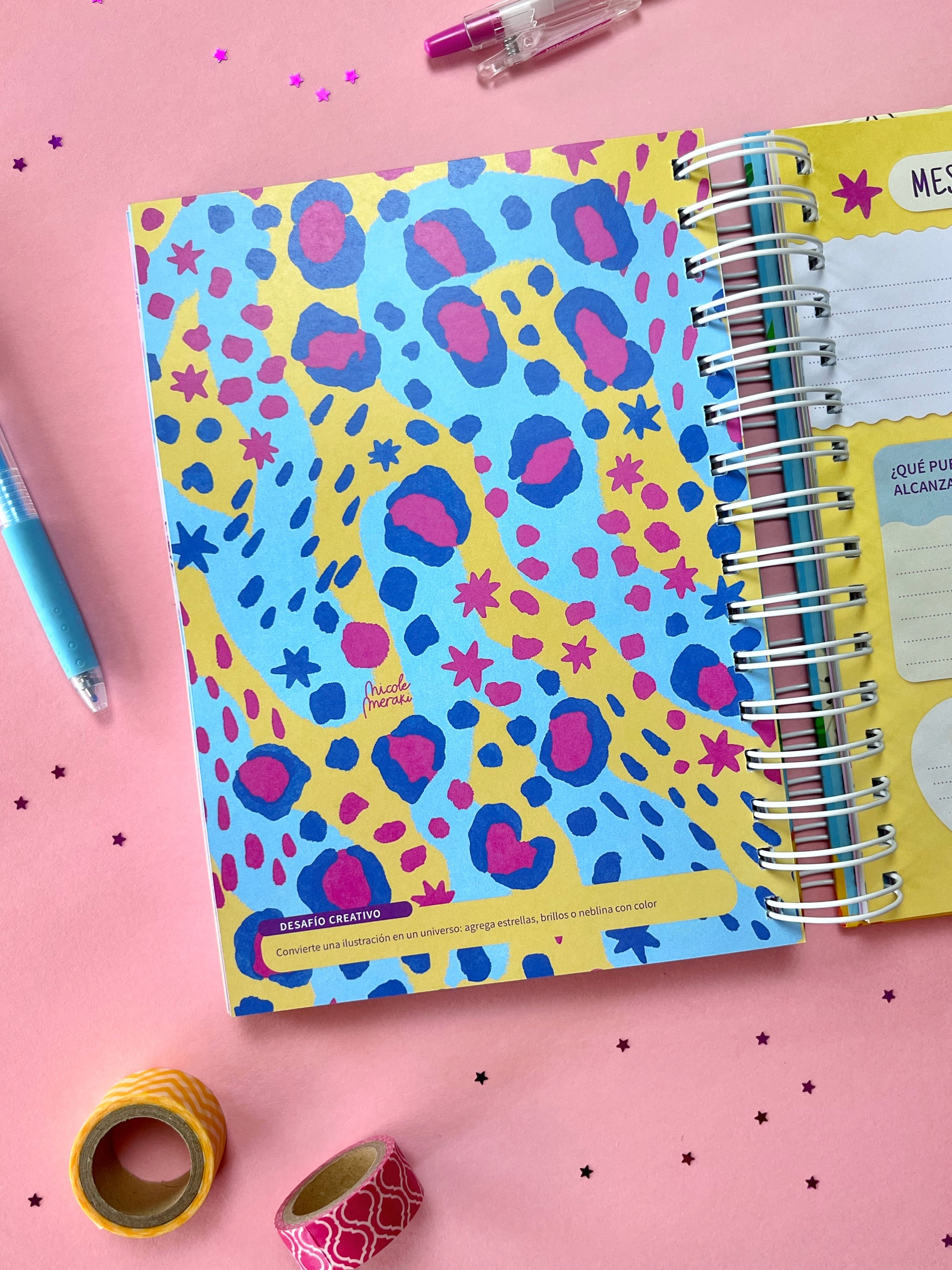 "Actitud Felina" 🐈 - Planner Meraki Sin Fechas