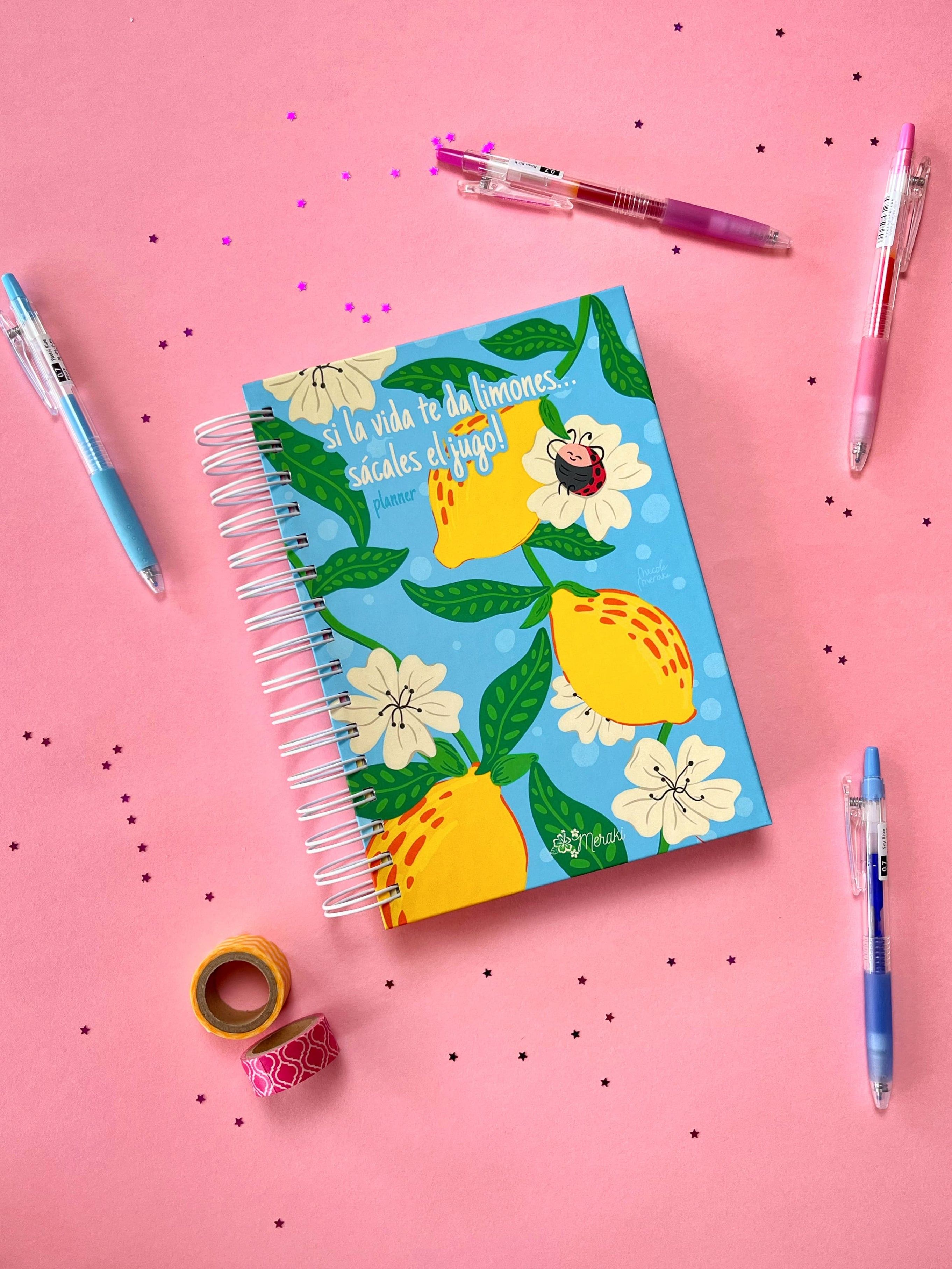 "Si la vida te da limones" 🌿 - Planner Meraki Sin Fechas