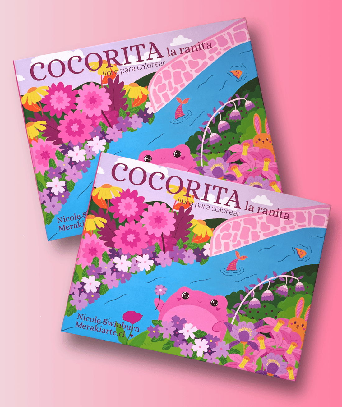 COCORITA LA RANITA Libro para colorear x2