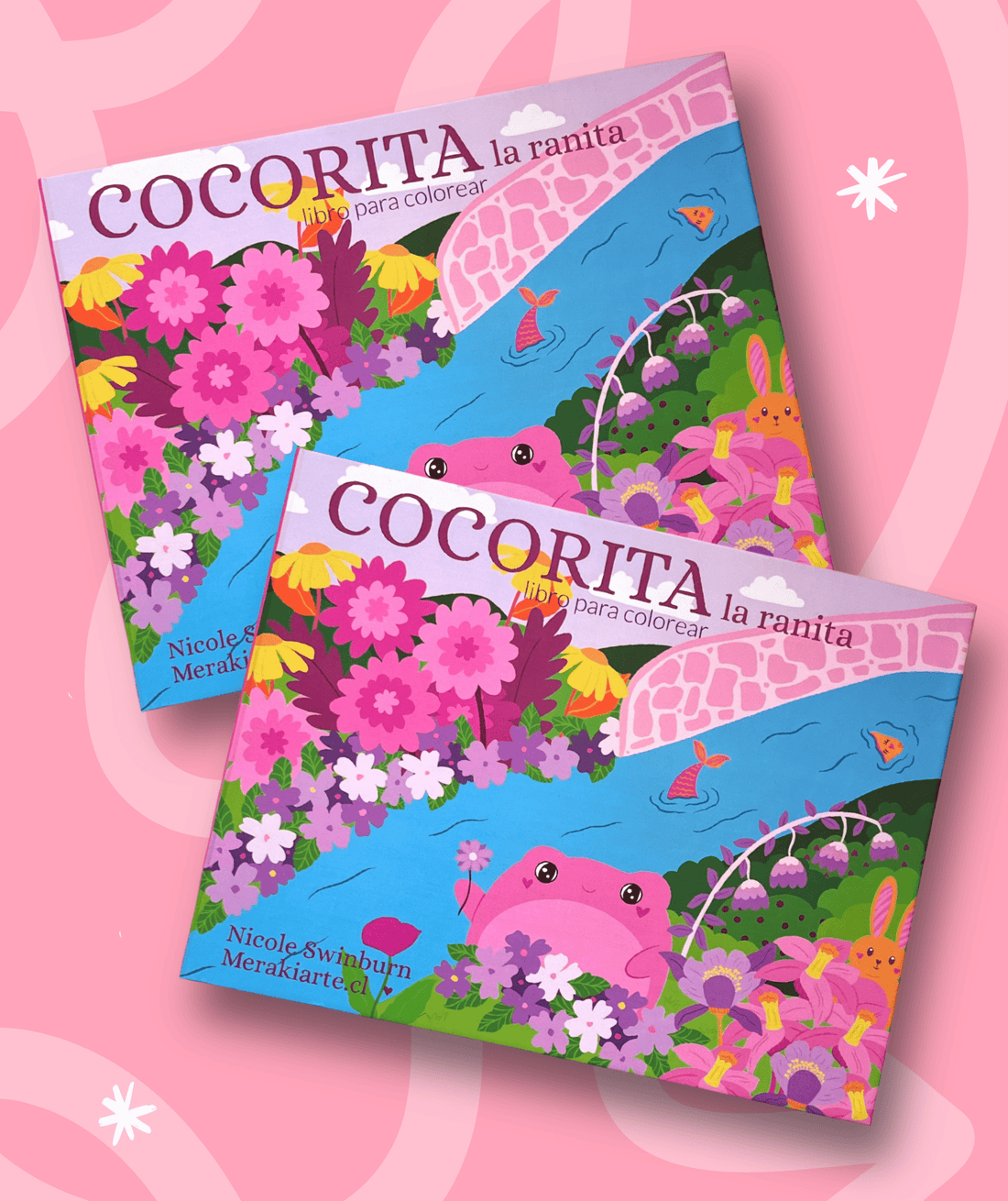 COCORITA LA RANITA Libro para colorear x2