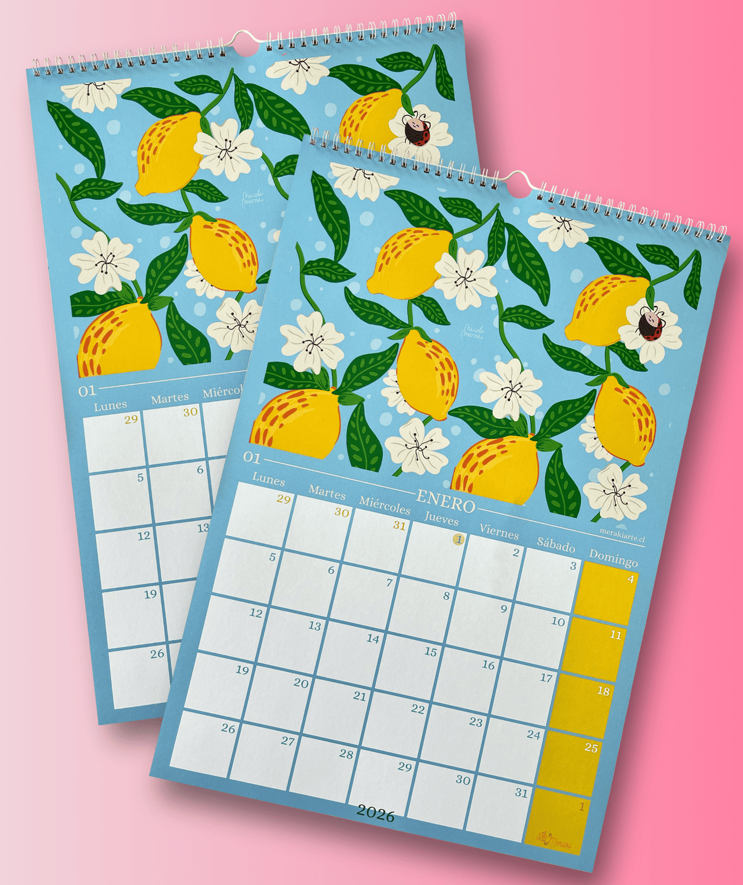 Calendario 2026 Pared x2