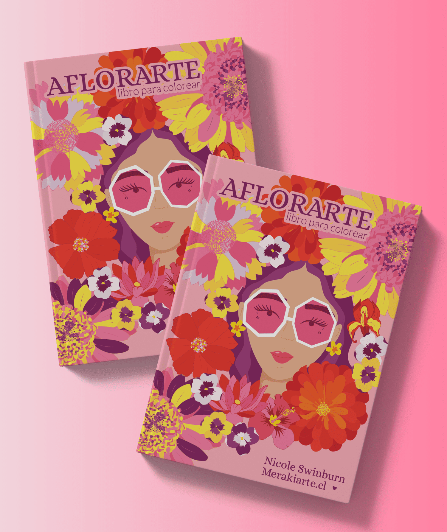 AFLORARTE Libro para colorear x2