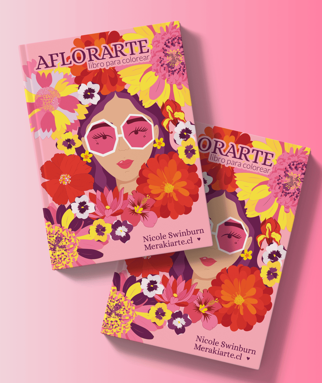 AFLORARTE Libro para colorear x2